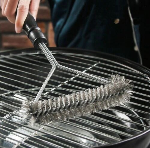 Elgetec BBQ Grill Wire Brush Cleaning Tool Stainless Steel