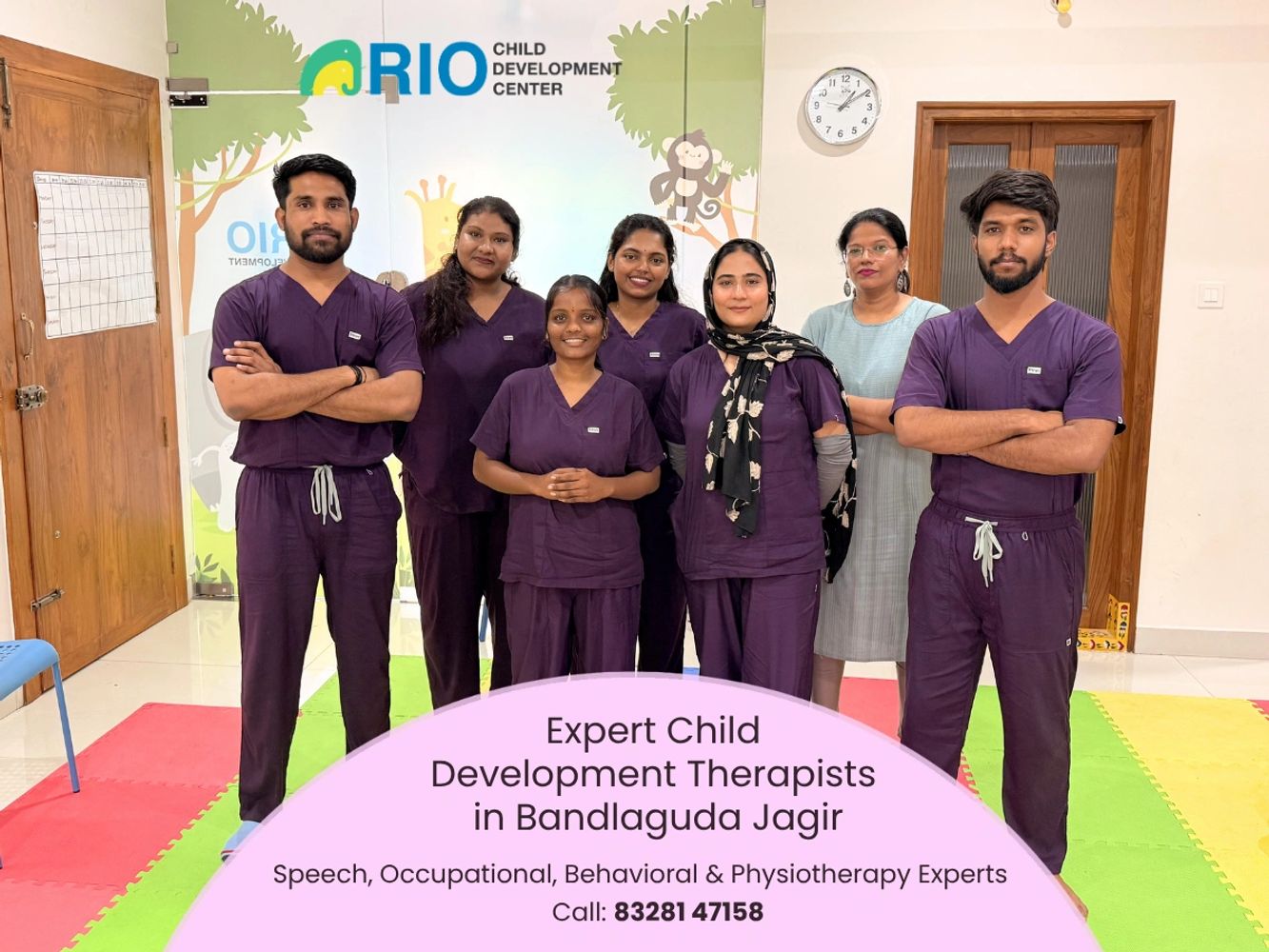 RIO Child Development Cente: Speech, occupational, behavioural and physiotherapists 