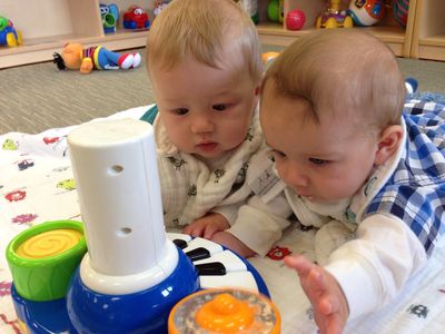 Children in a childcare center