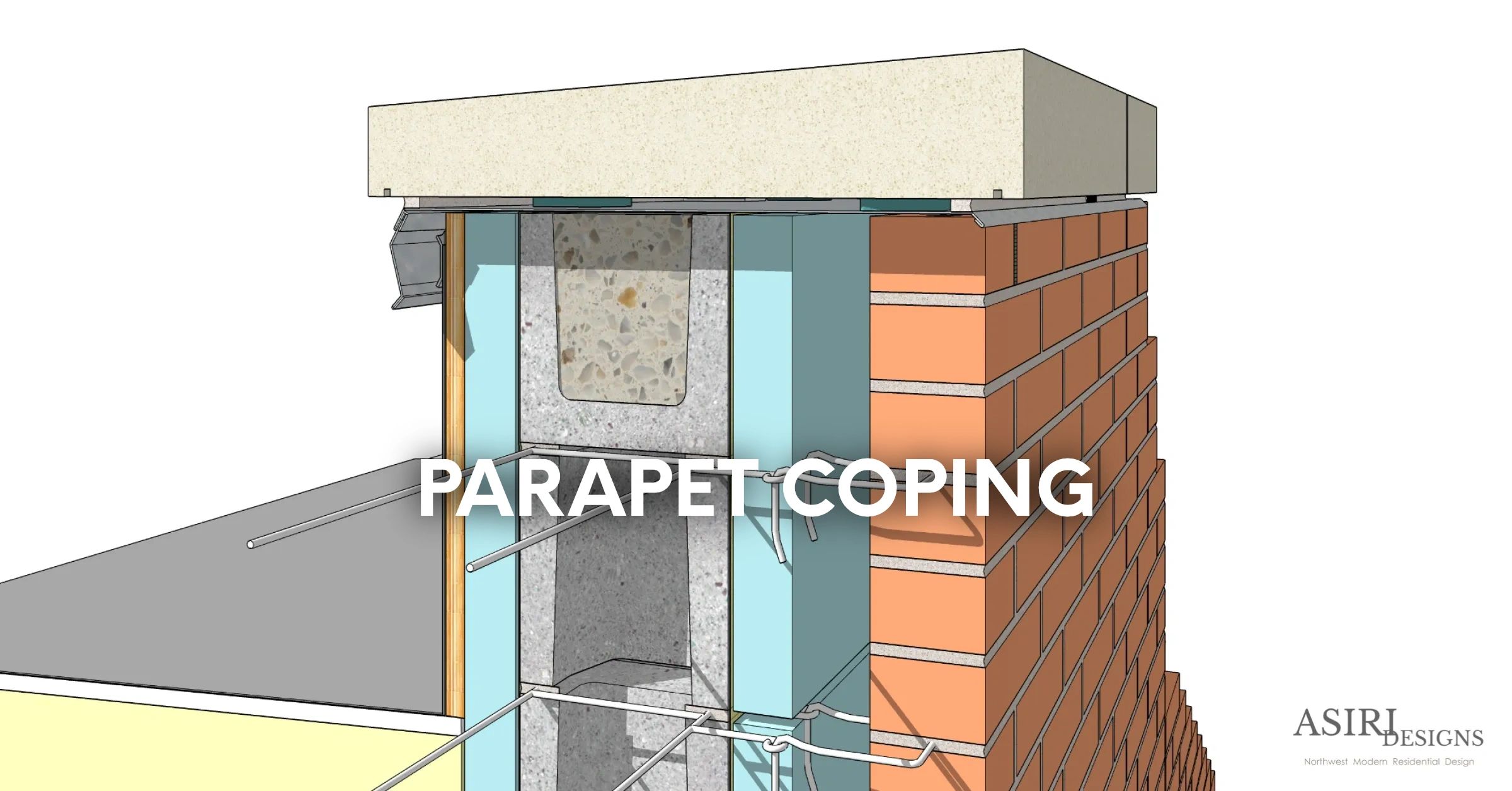 parapet wall coping