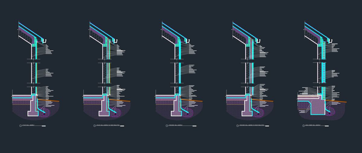 Stucco & Reservoir Claddings CAD Details for High Performance Homes