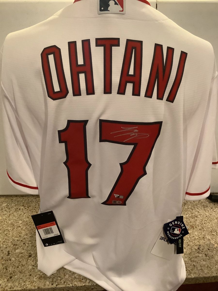 Shohei Ohtani Autographed Authentic Jersey Fanatics Certified