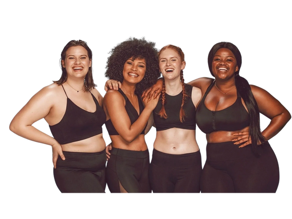 Women happy to lose weight