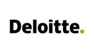 Deloitte logo with black text and a green dot.