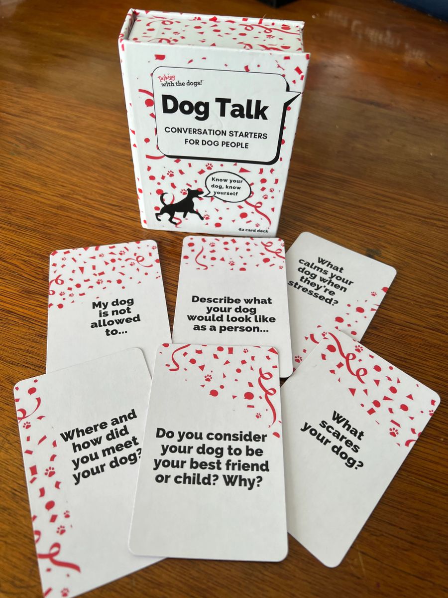 Dog Talk Conversation Starter Cards
