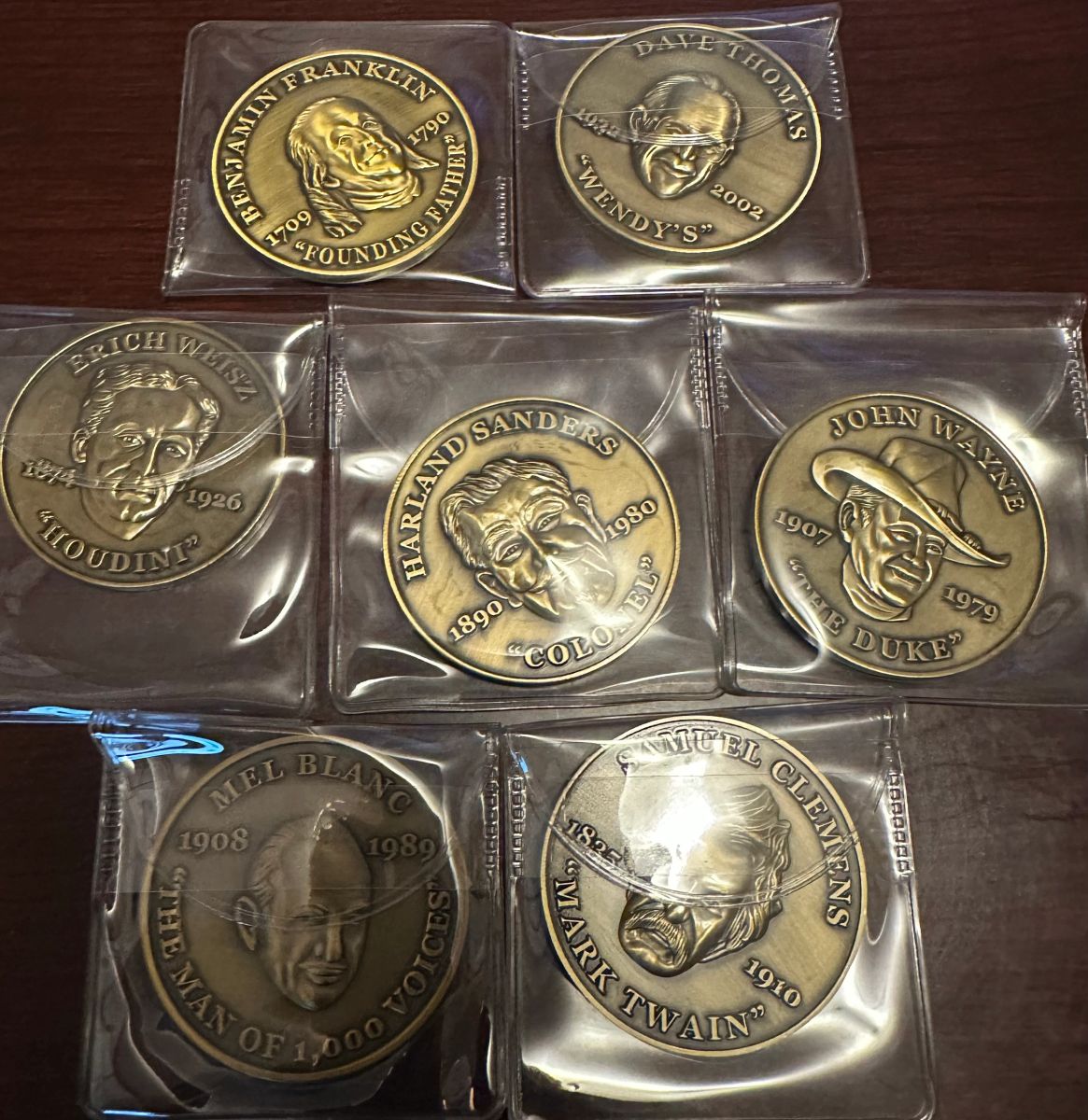 Mark Master Coin Famous Mason Coin Bundle