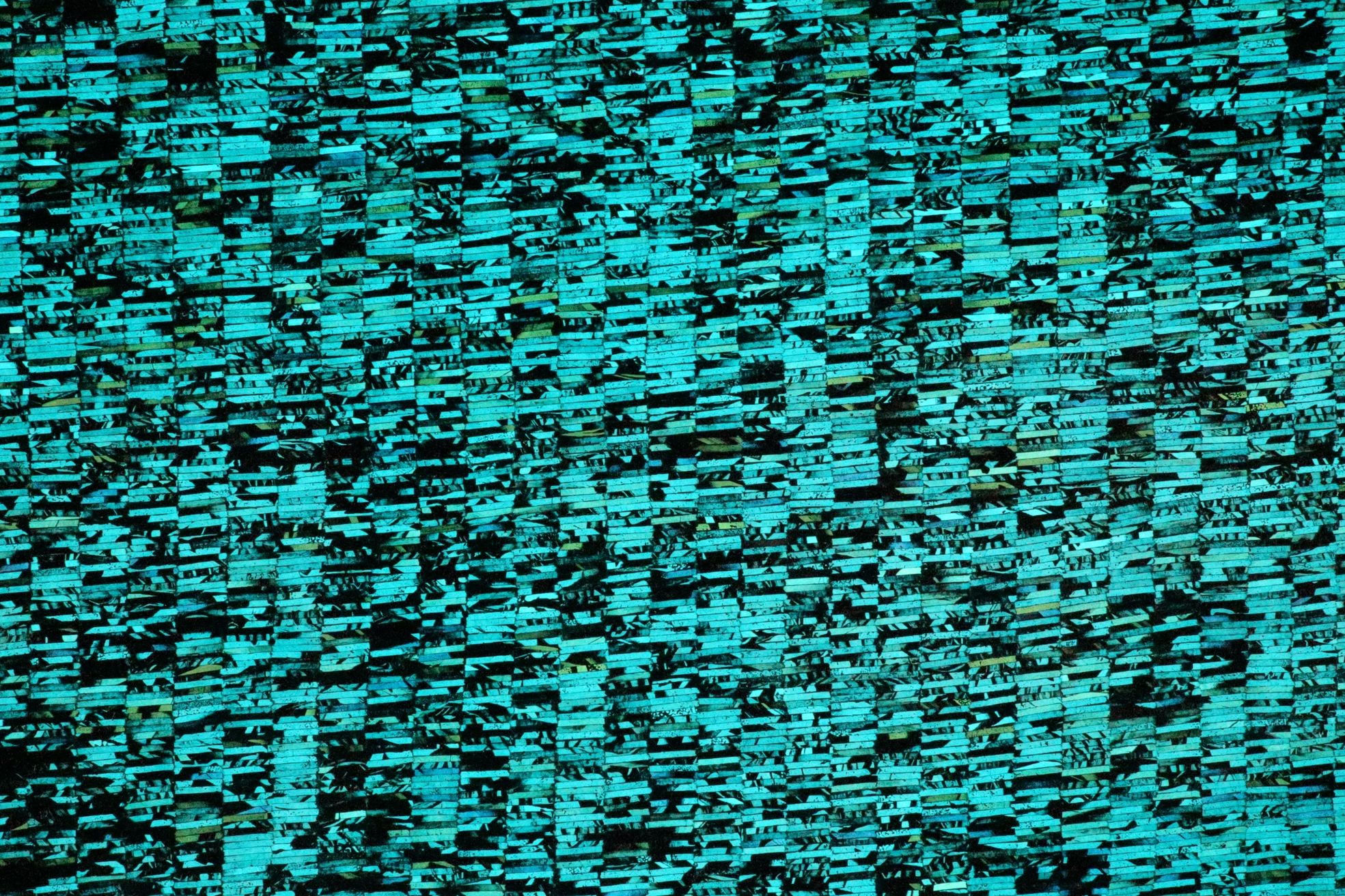 photoluminescent monotype glow  in the dark picture