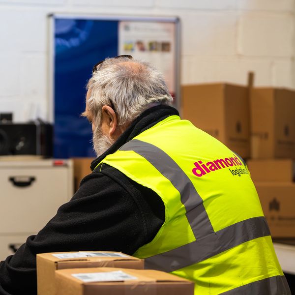 Alcohol fulfilment team picking, packing, and dispatching drinks orders in Birmingham
