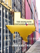 The Right Path Container Sales