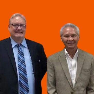 Doug Koskey (left) Robert Feagley (right) founders of the Drop-In Induction Hot Food Well.