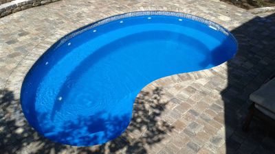 pool installed by armstrong pools & outdoors - crispin - small pool