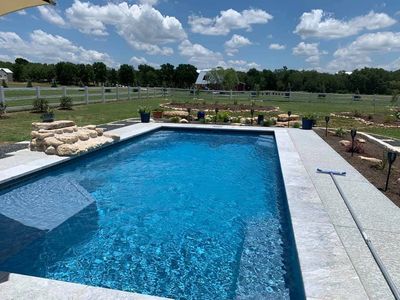 pool installed by armstrong pools & outdoors - outback dundee