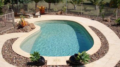 pool installed by armstrong pools & outdoors - oyster