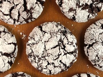 Chocolate lover's favorite! Chocolate Crinkle cookies are fudgy yet crisp - and free from dairy.