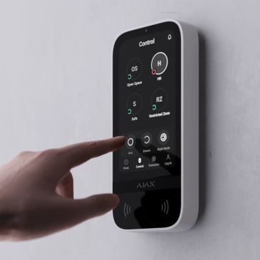 Ajax Keypad TouchScreen for Ajax System control.