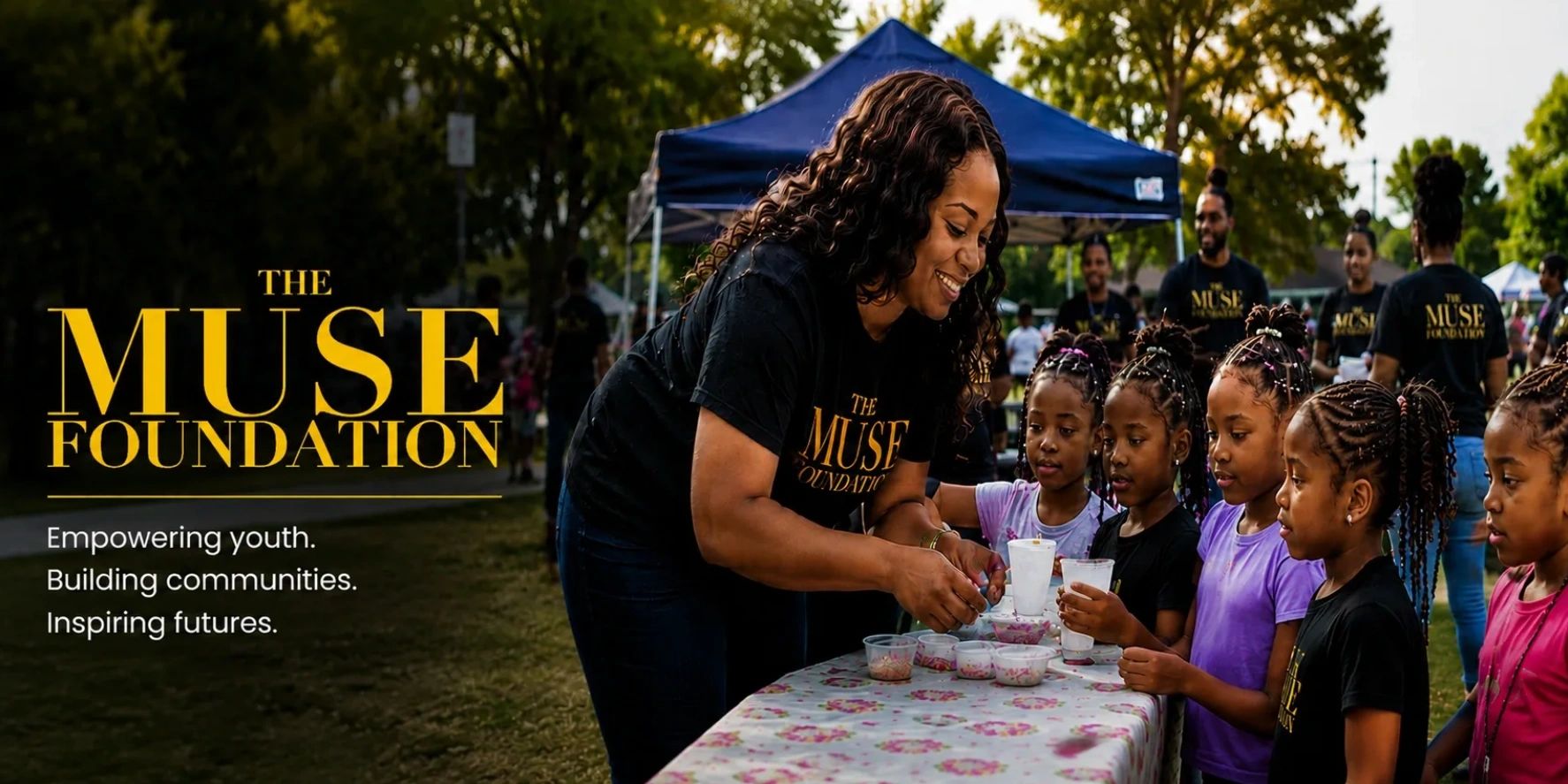 Community event by The Muse Foundation empowering youth and building futures.