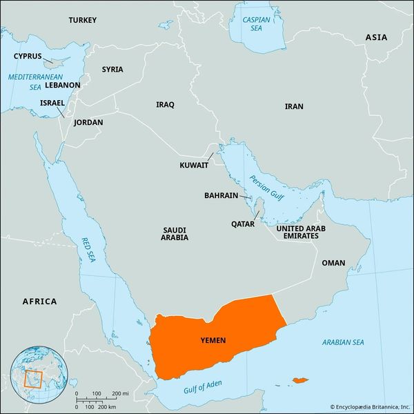 Yemen Map