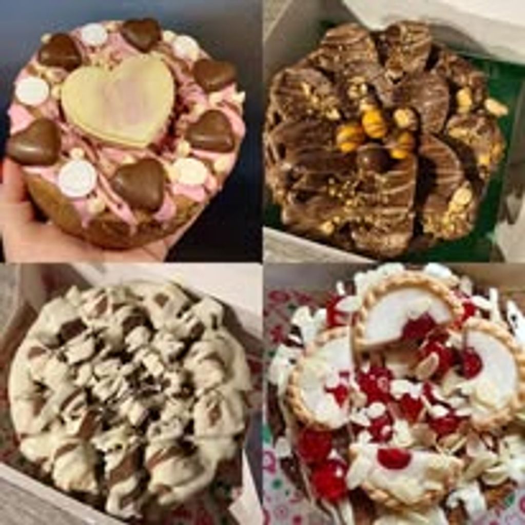 6 & 8" Round deep filled cookie pies