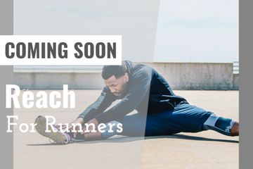 an online fitness program that includes stretching and core exercises for runners