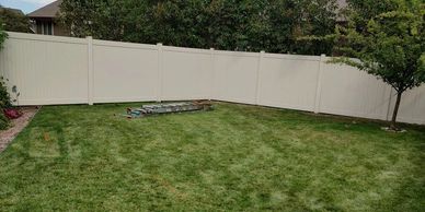 Vinyl fencing