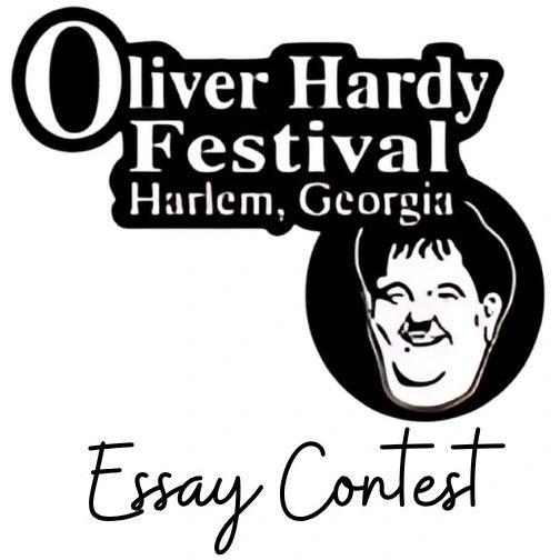 Oliver Hardy Festival Harlem GA Essay Contest logo.