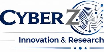 Logo for CyberZ Innovation &amp; Research with digital fingerprint.