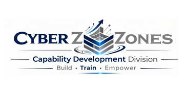 Logo of Cyber Zones Capability Development Division promoting training and empowerment.