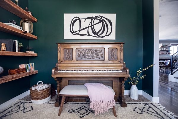 1883 Piano with DIY Modern Art