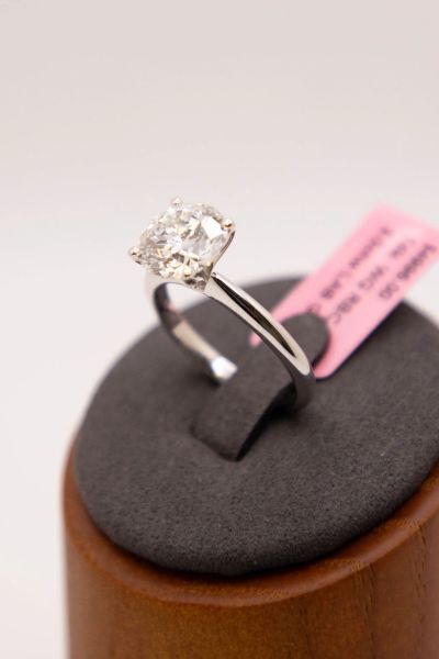 14kw 3ct LAB Diamond Solitaire