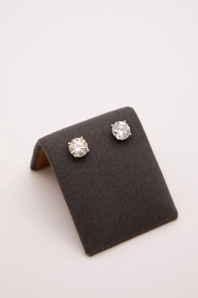 14ky 2cttw Lab Diamond Studs