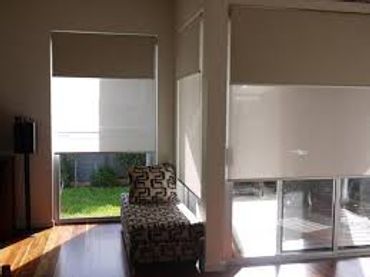 Day/Night or Double Roller Blinds. 