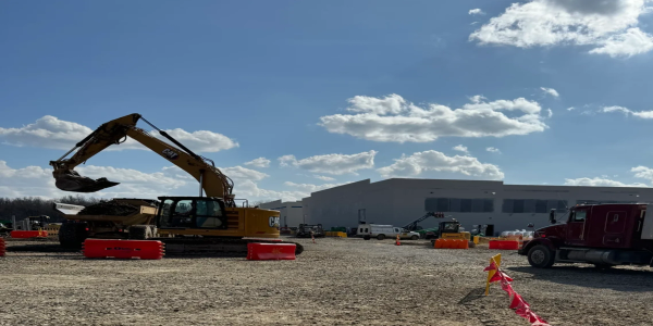 site company solutions excavating for a septic repair after pumping the system, performing an inspec