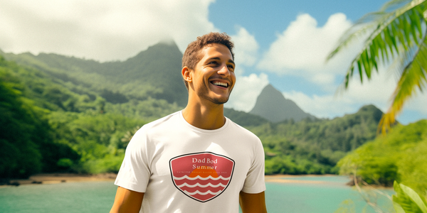 Dad Bod Summer T-shirt promoting Men’s Mental Health Awareness