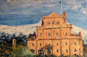 Cascade Brewery Hobart Tasmania Original Oil painting