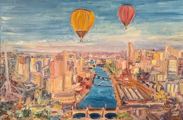 Hot Air Balloons over Melbourne 