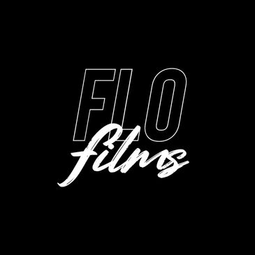 Logo with 'FLO films' text on black background.