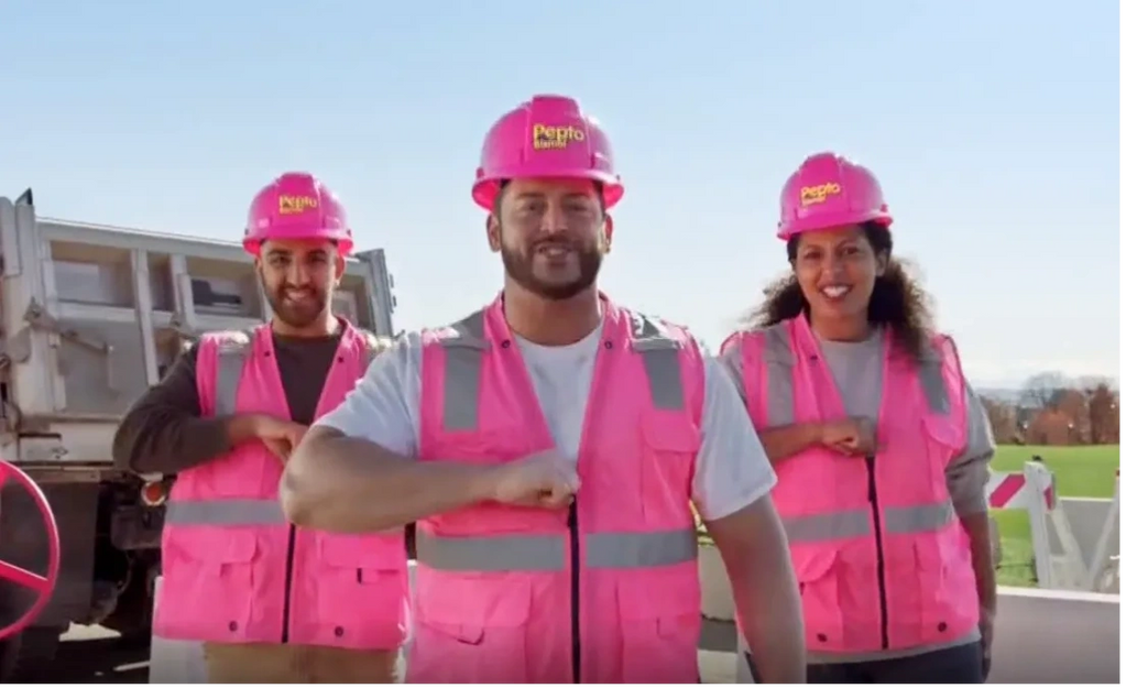 Pepto Bismal commercial. 