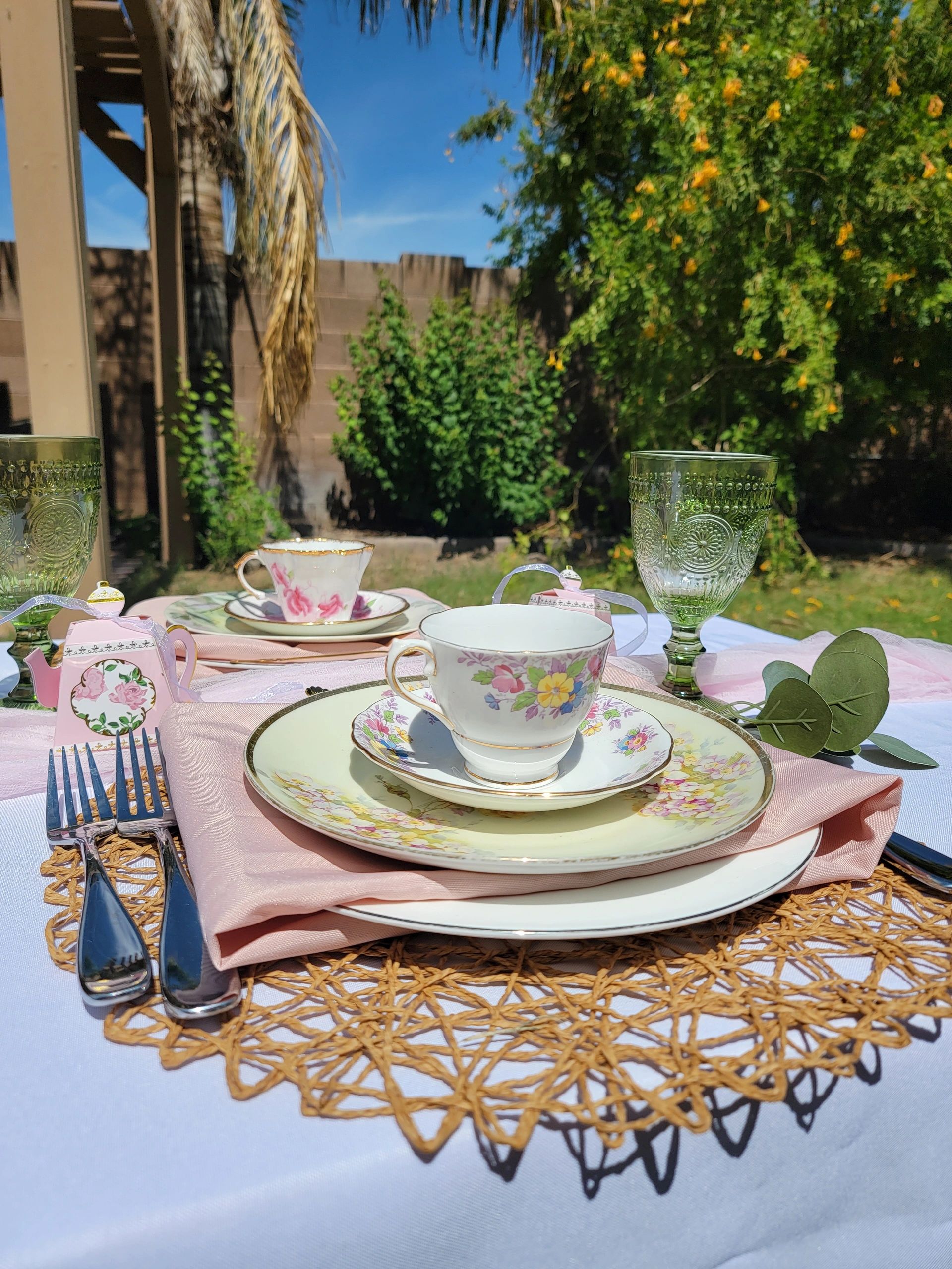 Tea Cups for Rent Desert Tea Party Rentals
