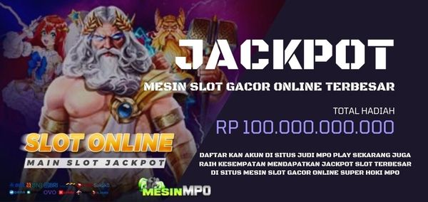 Promotion mesin mpo slot online gaming menyediakan dan memberikan jackpot ke seluruh pemain