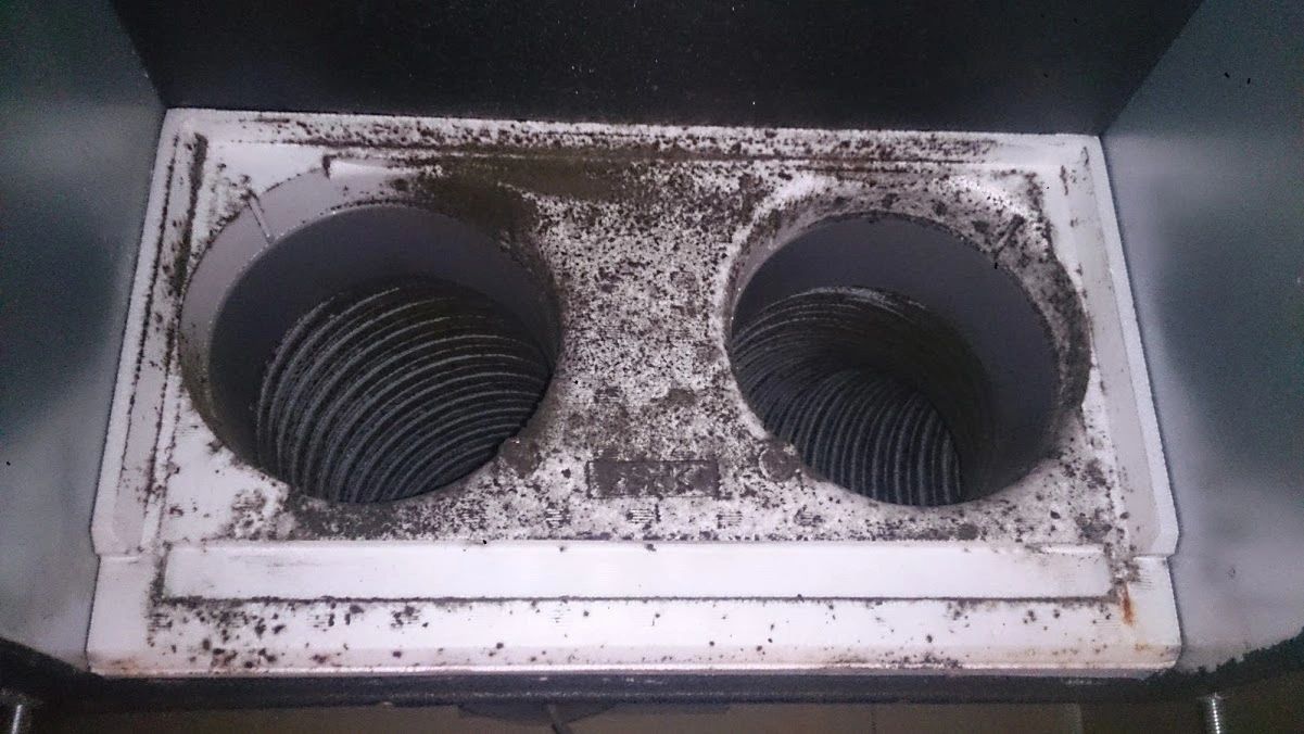 全館空調のカビ掃除