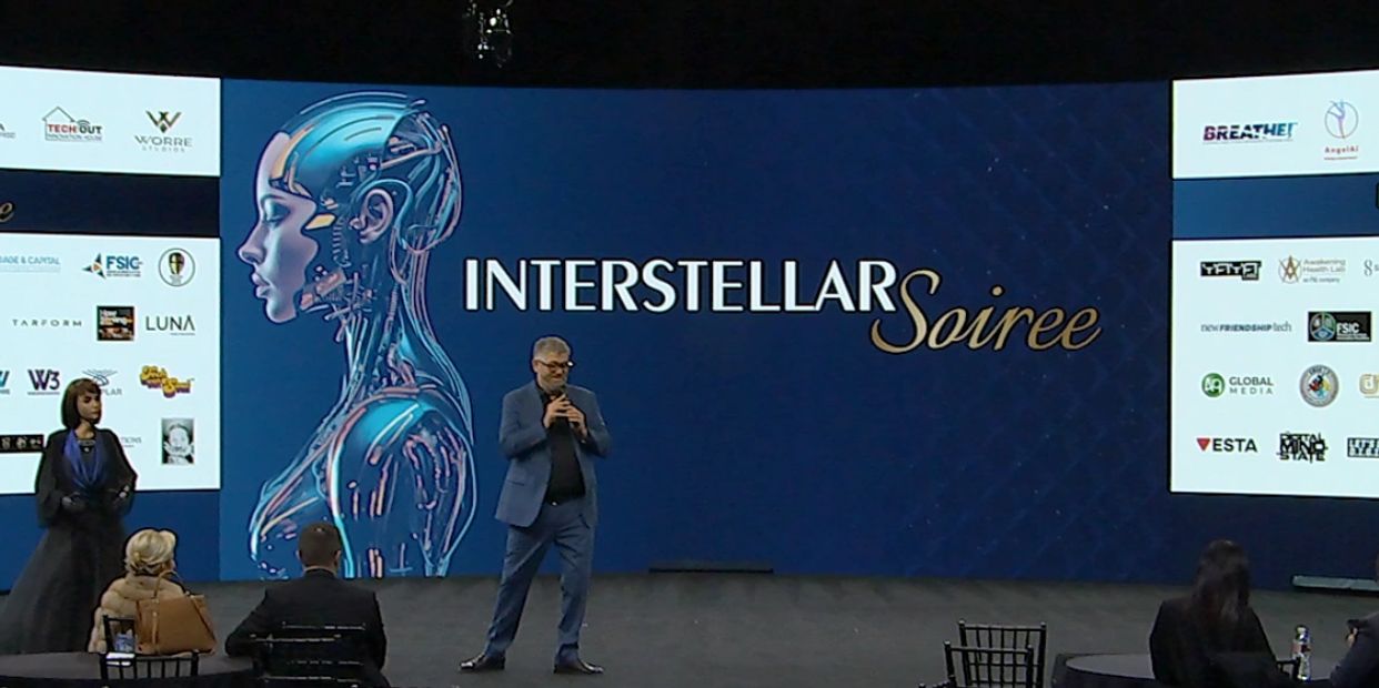 Stormie Andrews on stage at Interstellar Soiree during 2024 CES