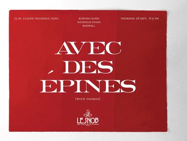 JOIN US IN PARIS FOR THIS EXHIBITION!