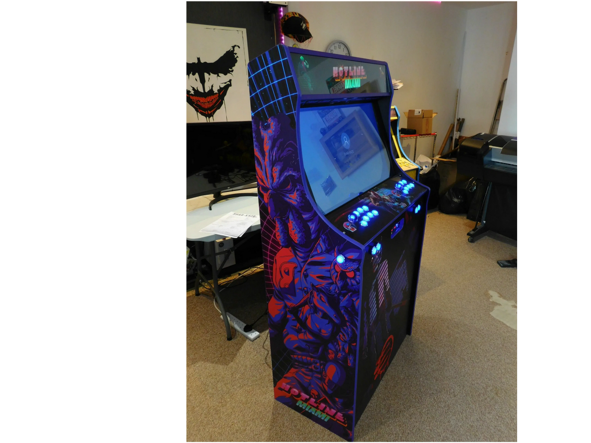 Hotline Miami Custom Arcade Standup Cabinets (HyperSpin)