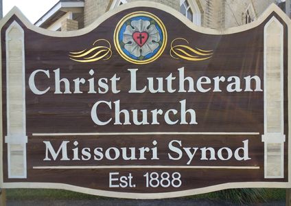 Christ Lutheran Pascagoula Sign