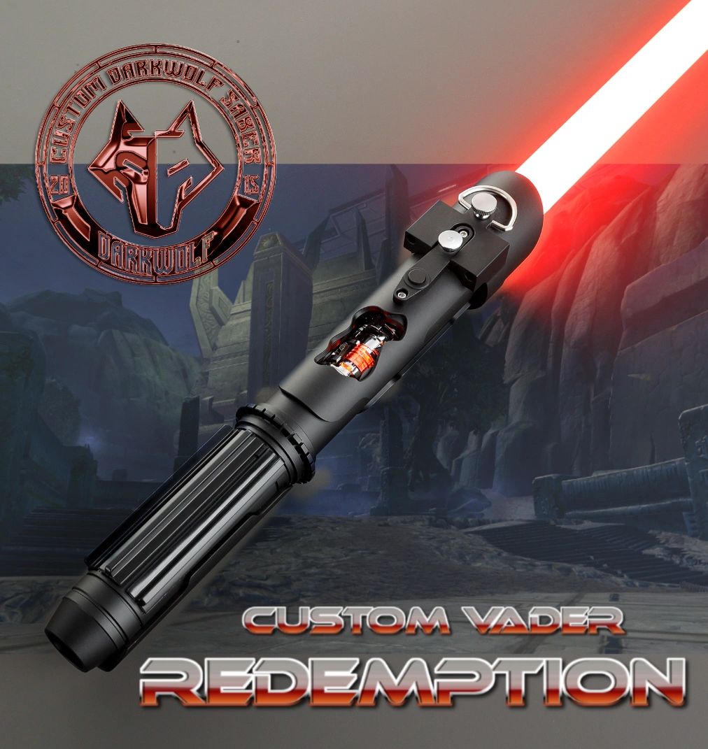 No.142) Redemption Lightsaber (custom vader)-Rotating
