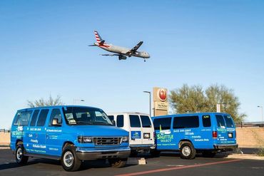 Phoenix metropolitan area shuttle and transportation airport shuttle, mesa, tempe, glendale