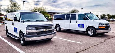 Phoenix metropolitan area shuttle and transportation airport shuttle