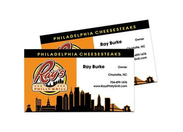 Ray's Philly Grill Business Cards 