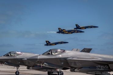 Blue Angels Over the F35A (3619D500)