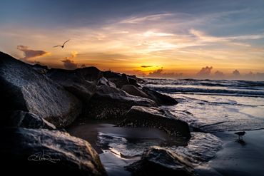 Sunrise On the Rocks (1766D850)